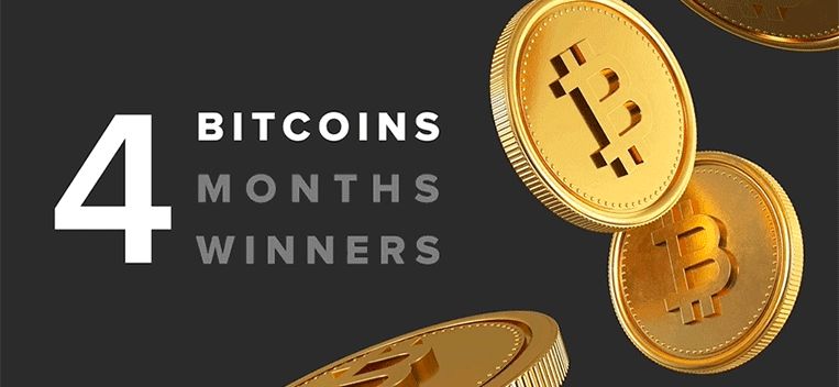 4 Bitcoins. 4 Months. 4 Winners. - Mogo