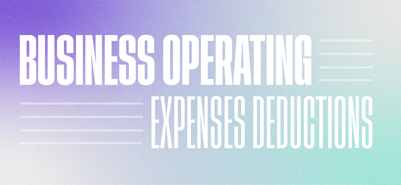 Business operating expense deductions