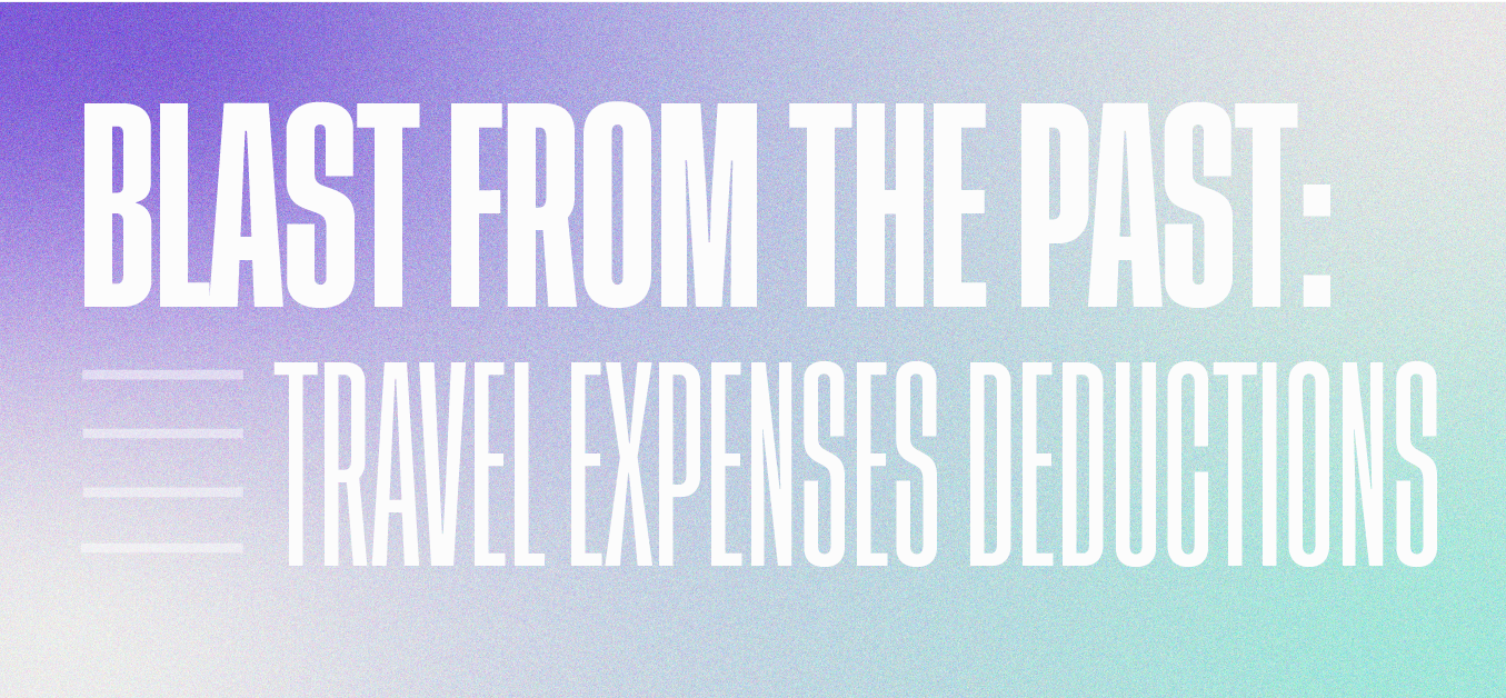 Travel expense deductions