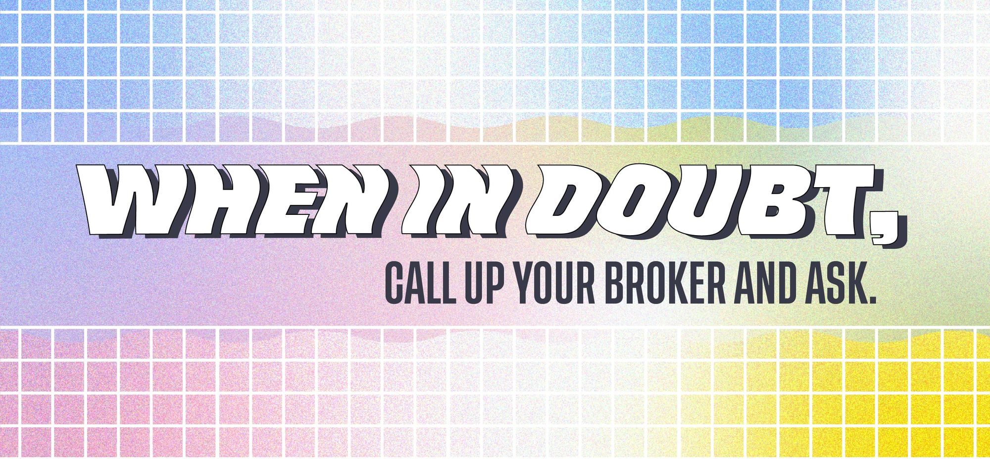 When in doubt, call up your broker and ask.