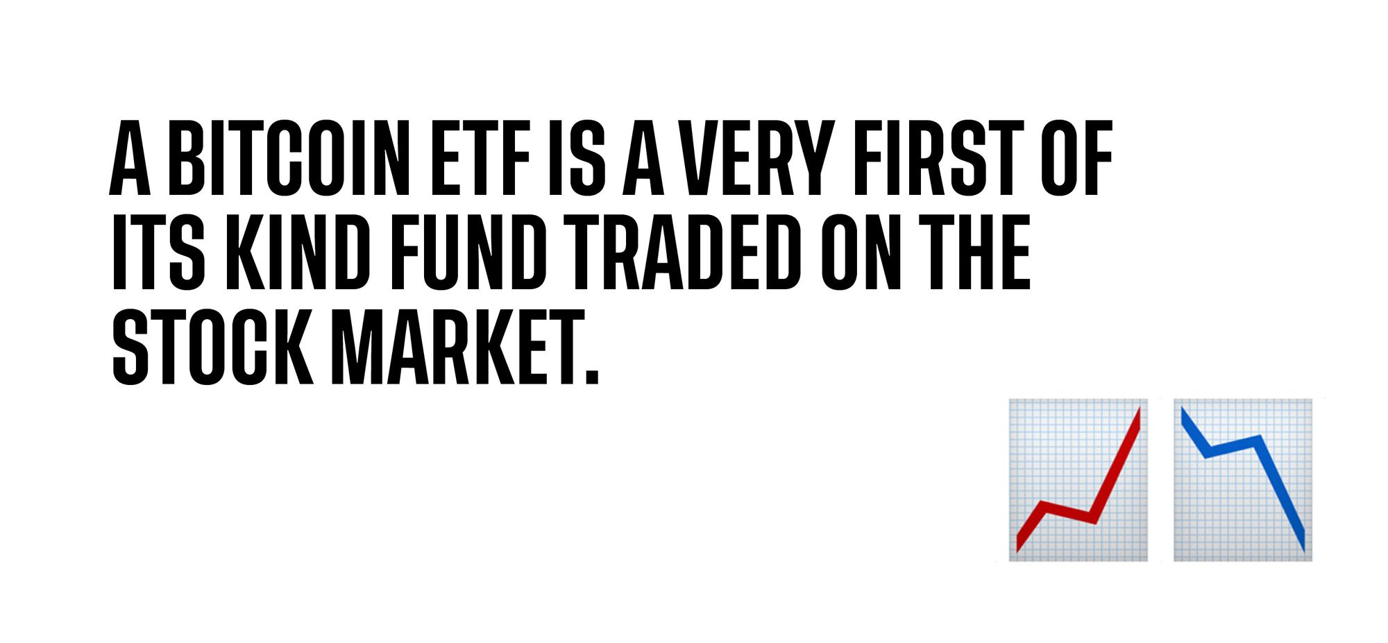 A bitcoin ETF is a very first of its kind fund traded on the stock market.
